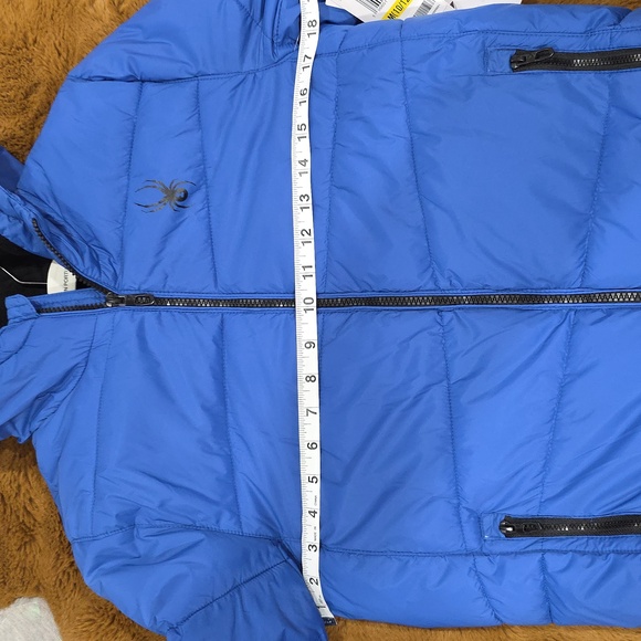 NWT Spyder Blue Kids Puffer Jacket - Picture 6 of 7